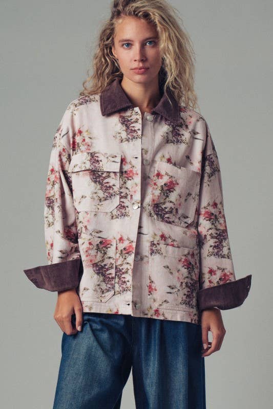 Floral Contrast Jacket (REG)