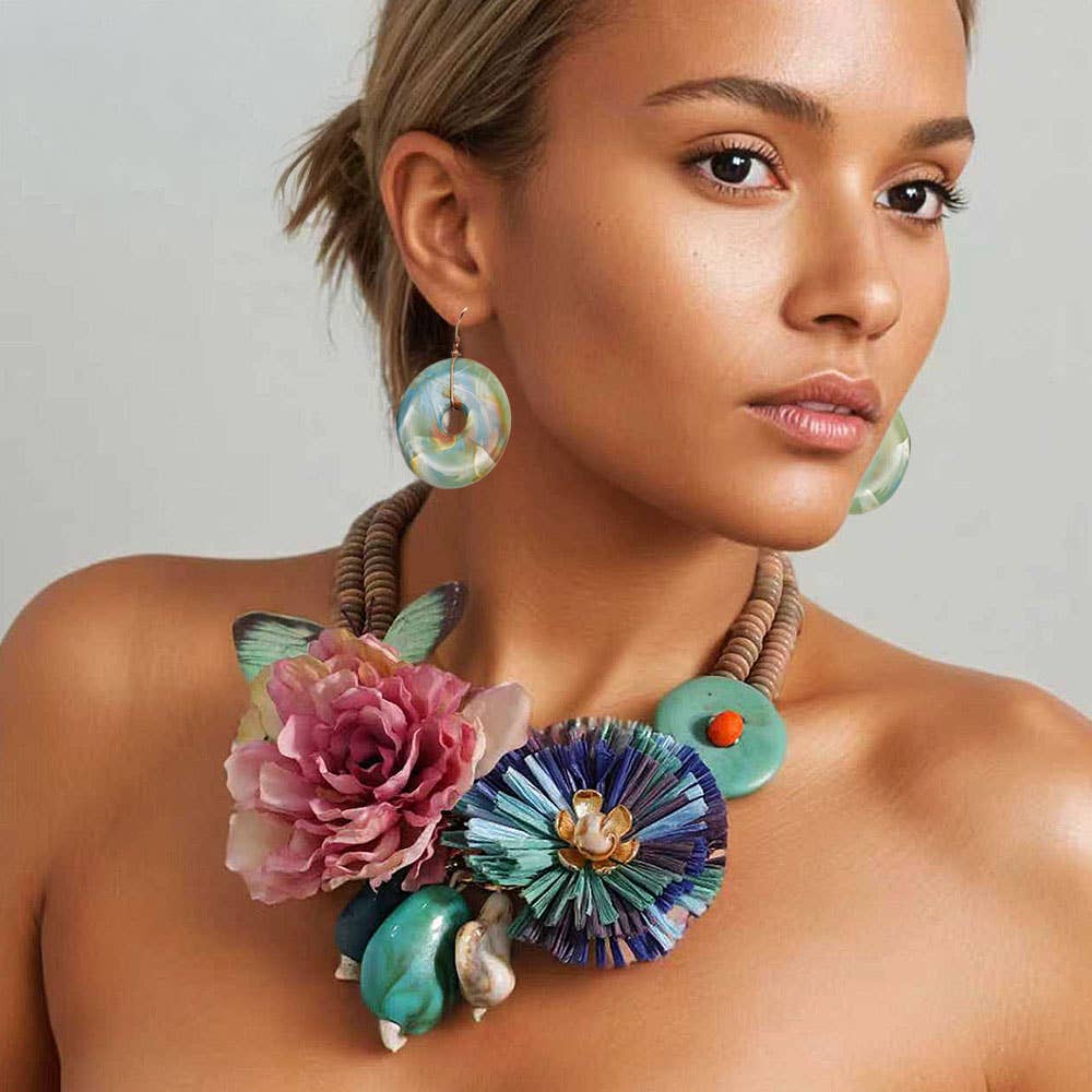 Fabulous Boho Flower Necklace