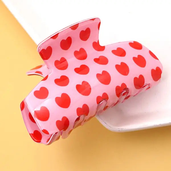 Precious Heart Claw Clip