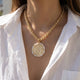 Hammered Coin Necklace