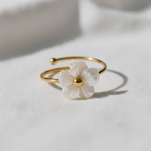 Floral Shell Ring