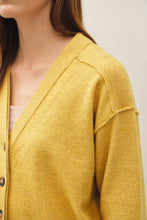 Double Layered Cardigan in Mustard (REG)