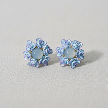 Resin Floral Stud Earrings