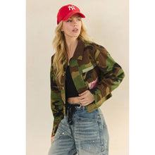 Floral Back Camo Jacket (REG)