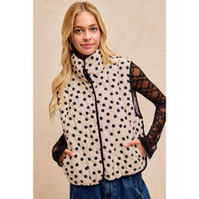 Polka Dot Quilted Vest (REG)