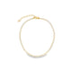 18k Filled Round Tennis Anklet