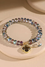 Clover Charm Beaded Bracelet