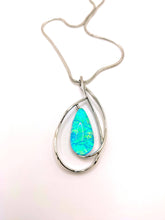 Turquoise Wire Water Necklace