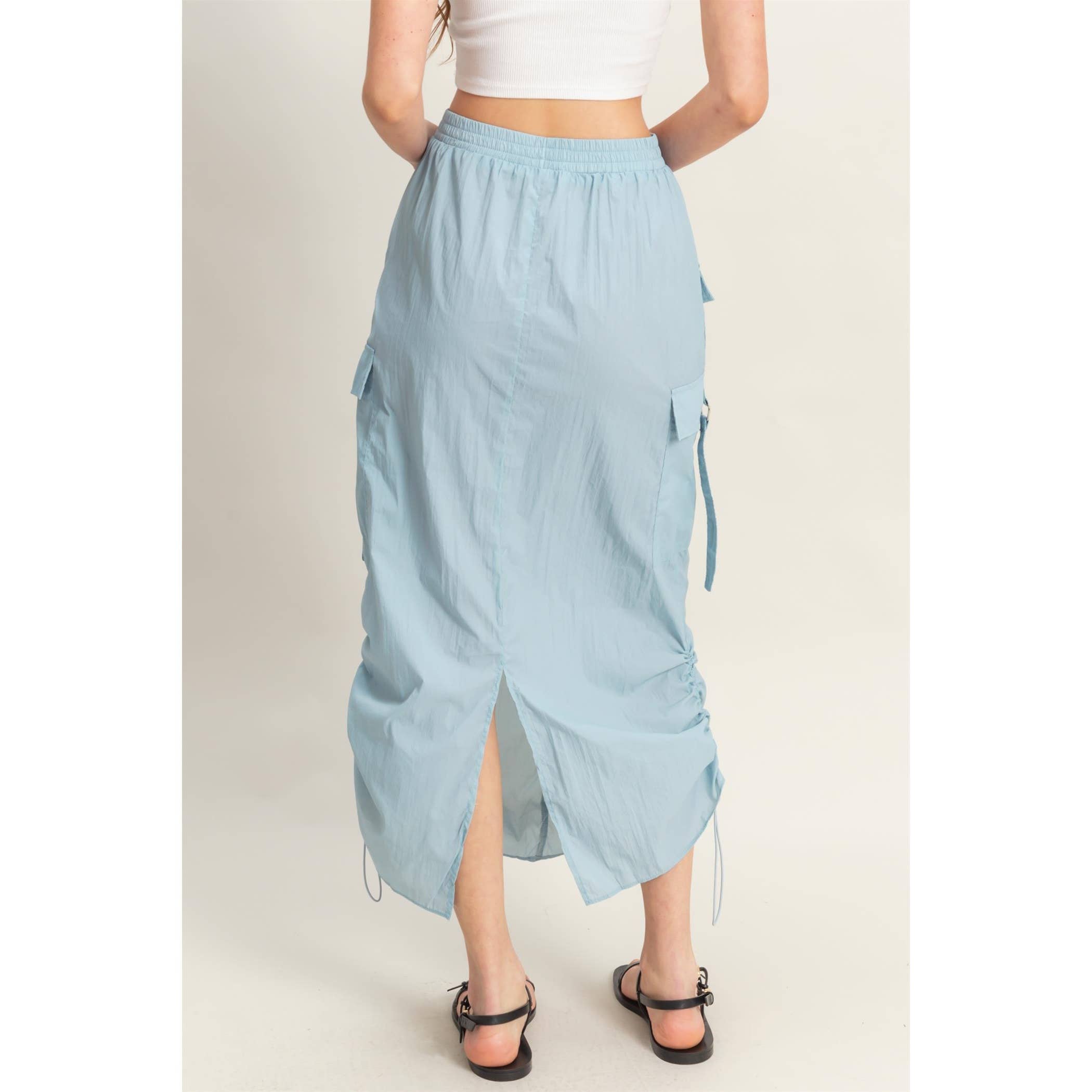 Parachute Cargo Midi Skirt (REG)
