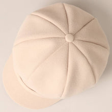 Solid Casual Newsboy Hat