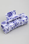 Porcelain Print Claw Clip