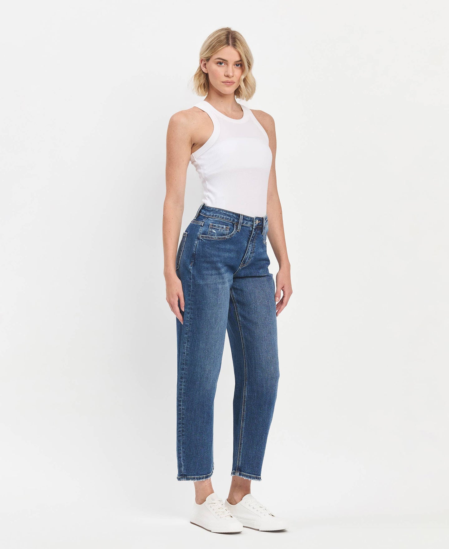 Lovervet  High Rise Barrel Jeans LV1440 (REG)