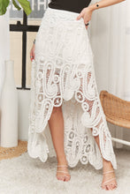 Crochet Lace High Low Skirt (REG)