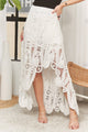 Crochet Lace High Low Skirt (REG)