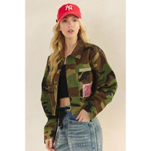 Floral Back Camo Jacket (REG)