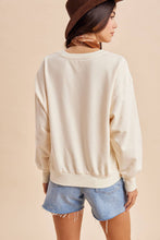 Yeehaw Western Horse Sweatshirt in Ivory (REG)