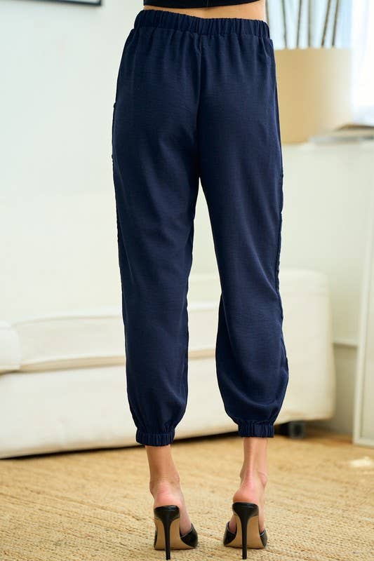 Side Button Leisure Pants (REG)