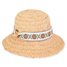 Summer Fun Raffia Bucket Hat