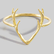 Antler Crown Statement Ring