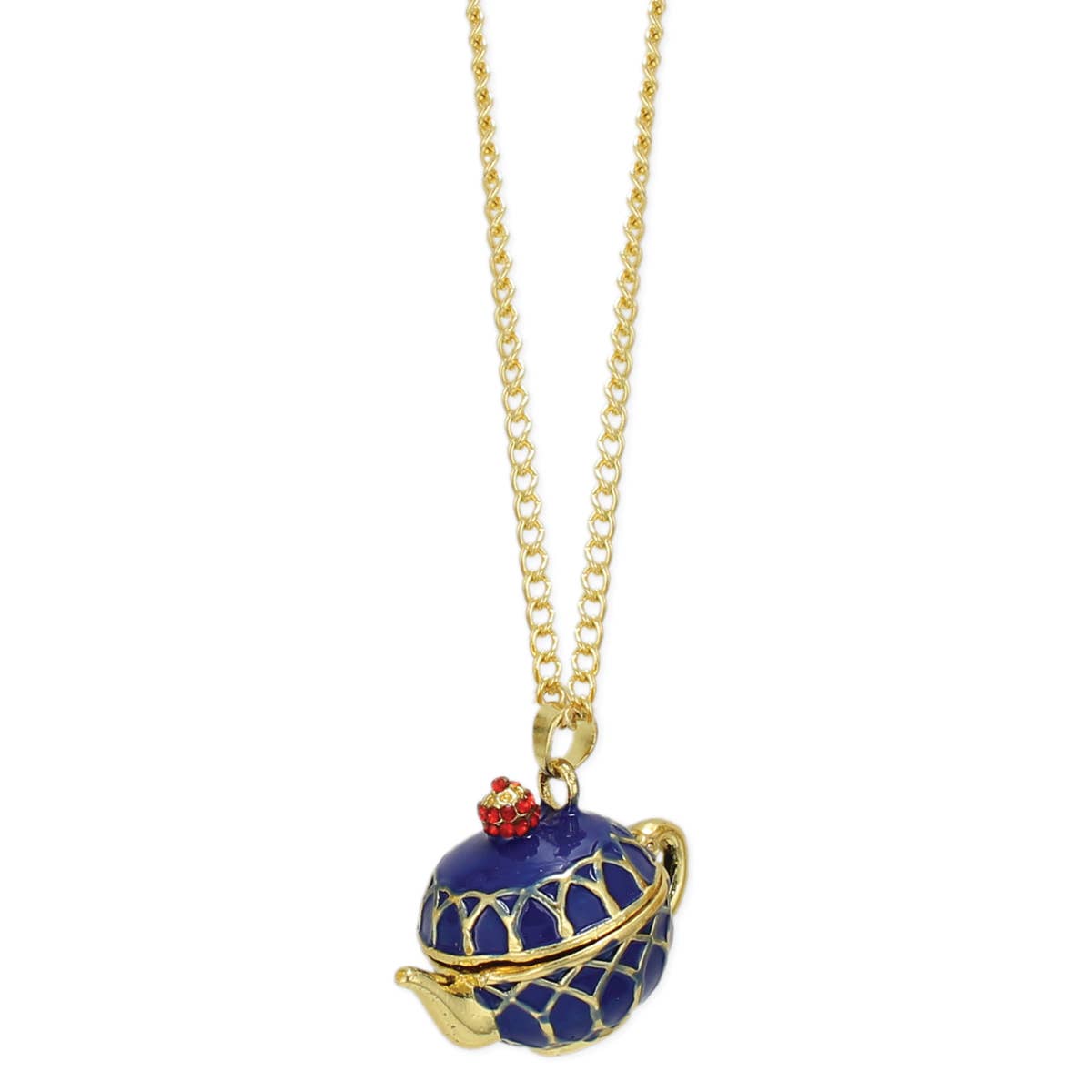 Spot of Tea Locket Necklace