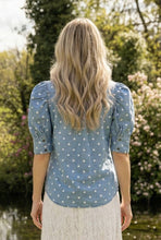Collared Polka Dot Top (REG)