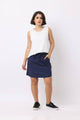 Kaitlyn Cargo Skort in Navy (REG)