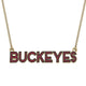 Buckeyes OSU Outline Necklace