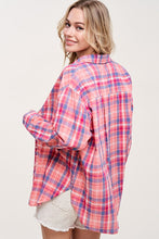 Netta Pink/Blue Plaid Top (REG)