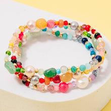 Assorted Pearl And Stone Bracelet Set