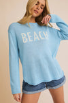 Baby Blue Beach Sweater (REG/PLUS)