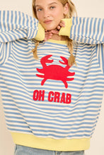 Striped Oh Crab Sweatshirt (REG)