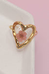 18K Floral Rings