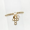 Pearl Cross Stretch Bracelet