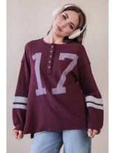 Casual 17 Top in Burgundy (REG)