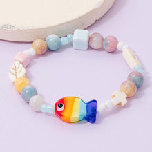 Rainbow Fish Bead Bracelet