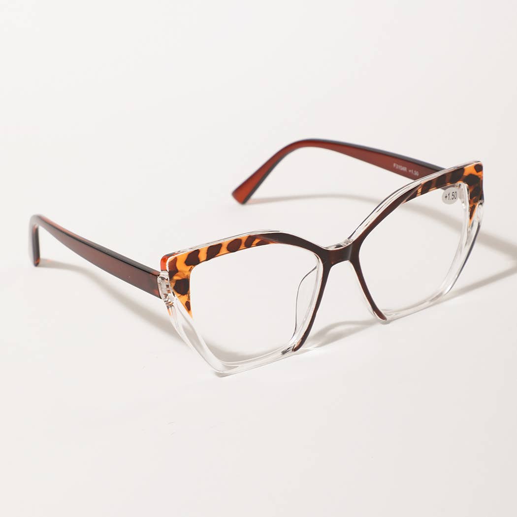 Fashion Leopard Frame Reading Glasses