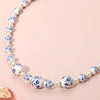 18K Dipped Floral Pearl Beaded Necklace