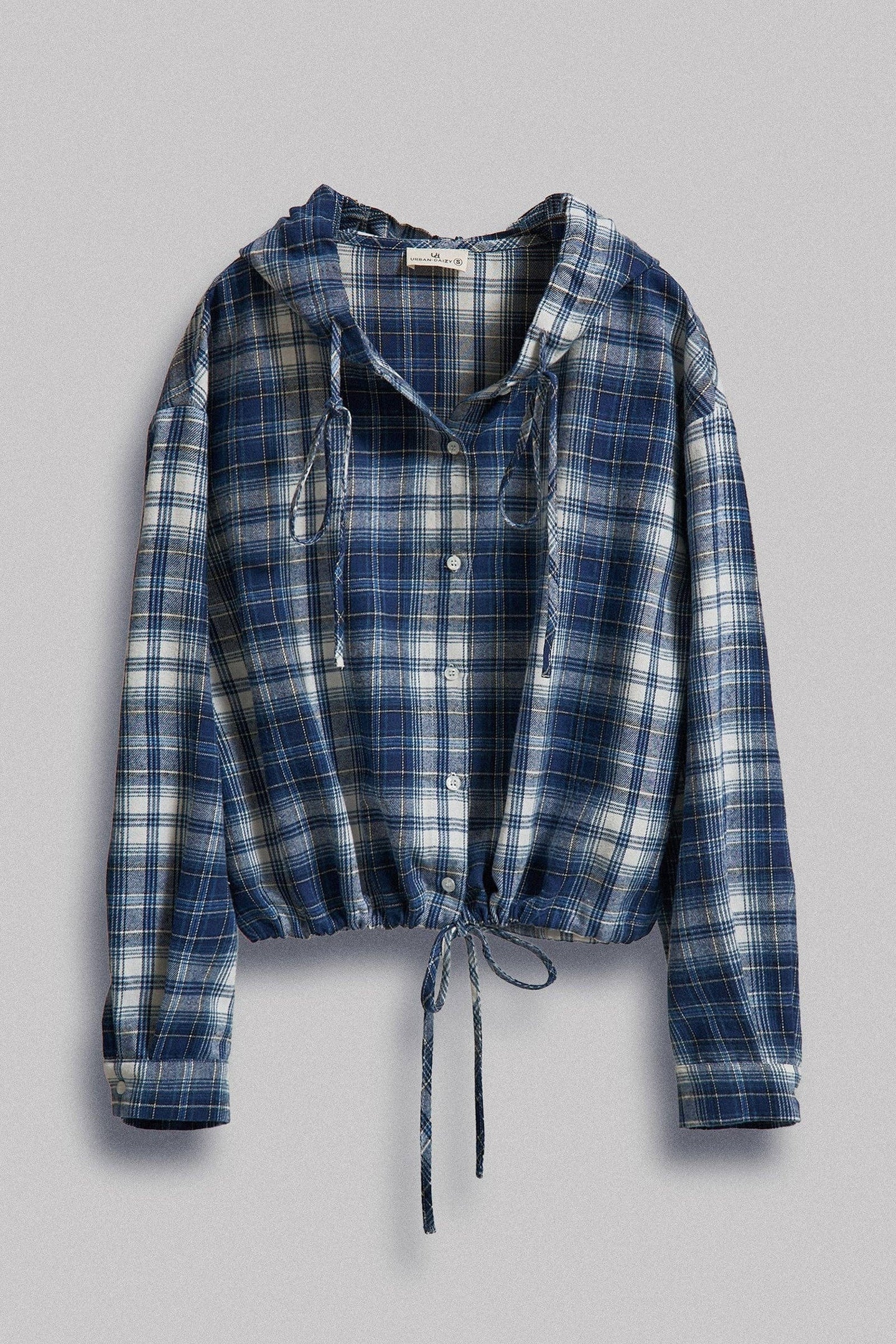 Navy Flannel Shacket (REG)