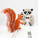Woodland Critter Jumbo Claw Clip