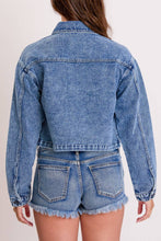 Cropped Trucker Denim Jacket (REG)
