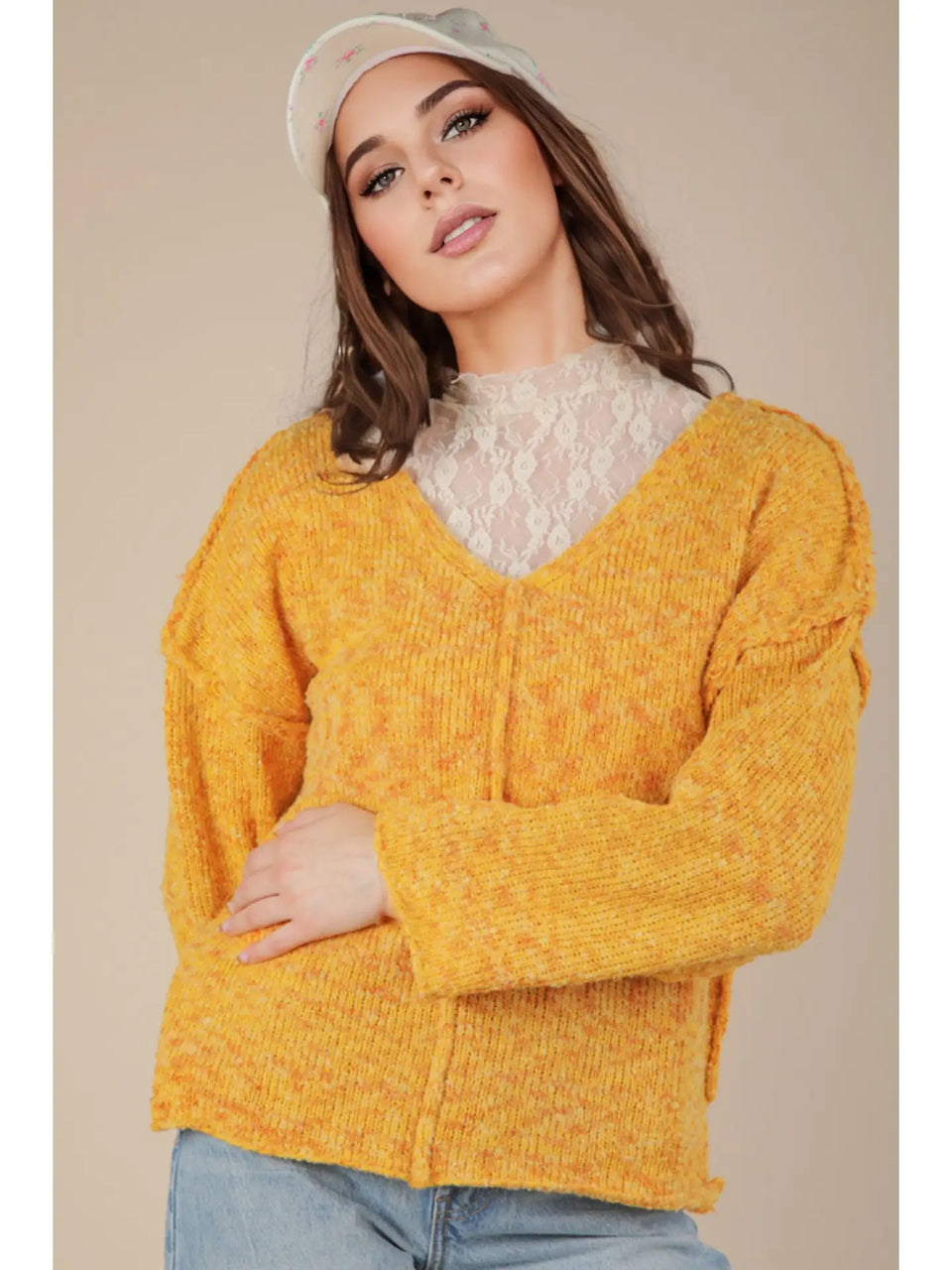 Warm Wishes Sweater in Teddy Bear (REG/PLUS)