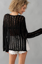 Distressed Sweater Top (REG)