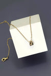Mini Bubble Letter Initial Necklace