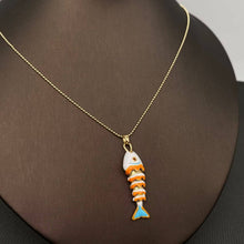 Vibrant Summer Fish Necklace