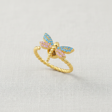 Dragonfly Adjustable Spinner Ring