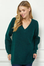 Everyday Wool Blend Sweater in Deep Teal (REG)