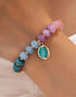 Natural Stone Cateye Stretch Bracelet