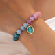 Natural Stone Cateye Stretch Bracelet