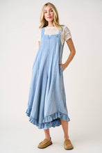 Dana Ruffle Jumpsuit in Dusty Blue (REG)