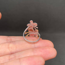 18K Two Tone Butterfly Ring